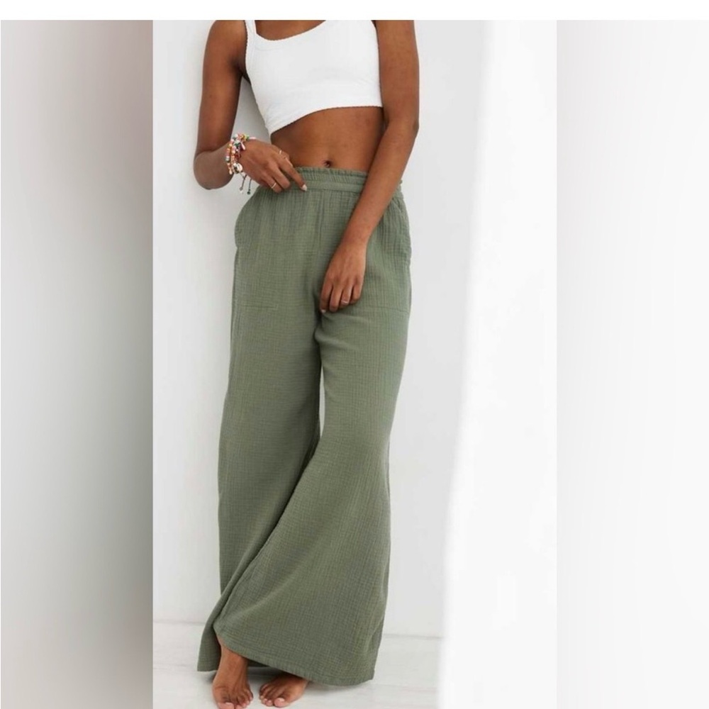 NEW Aerie Pool-To-Party Wide Leg Pant NWOT